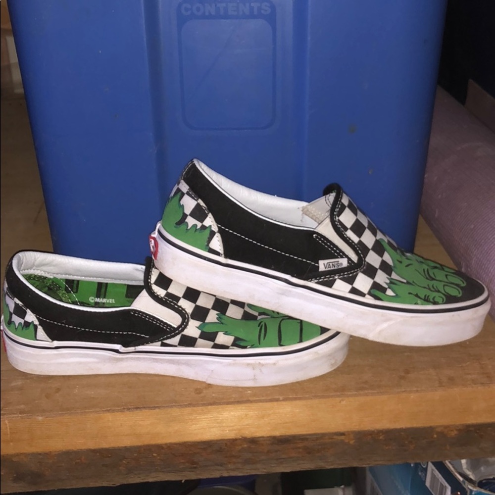 hulk slip on vans